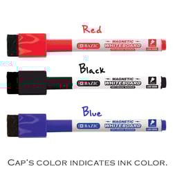 Bazic Products Low Odor Assorted Color Dry Erase Markers 3 pk