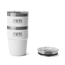 YETI Rambler 16 oz White BPA Free Stackable Tumbler with MagSlider Lid