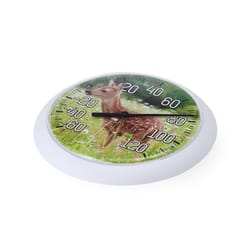 Taylor Sweet Fawn Dial Thermometer Plastic Multicolored 9 in.