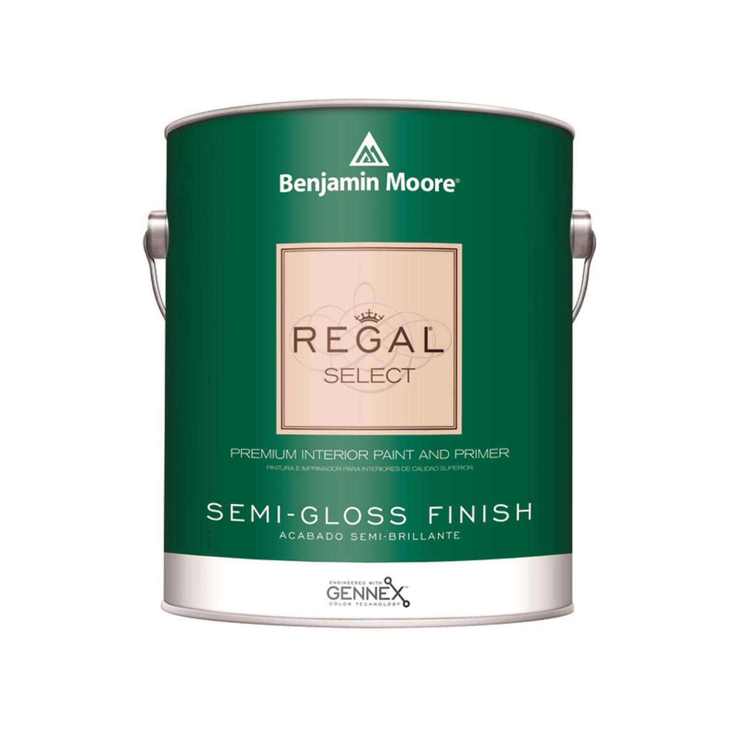 Benjamin Moore Regal Select SemiGloss Super White Paint and Primer 1