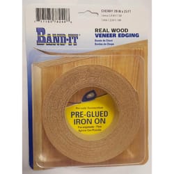 Band-It .030 in. X 7/8 in. W X 25 ft. L Cherry Real Wood Veneer Edging