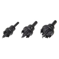 GREENLEE 7/8 1-1/8 1-3/8 in. Carbide Tipped 2 in. L Hole Cutter Set