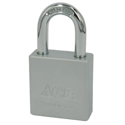Ace 1-13/16 in. H X 1-3/4 in. W X 3/4 in. L Steel Double Locking Padlock