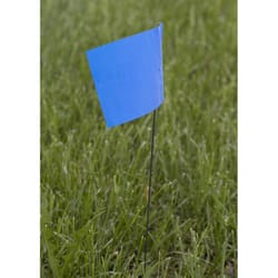 C.H. Hanson 21 in. Blue Marking Flags Polyvinyl 100 pk