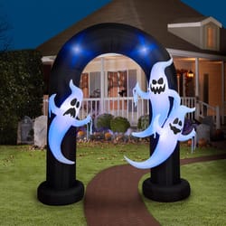 Gemmy 107.87 ft. LED Prelit Archway Trio Ghost Inflatable