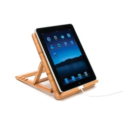 Lipper International 2.375 in. H X 8 in. W X 10 in. D Austere Expandable iPad Stand Brown