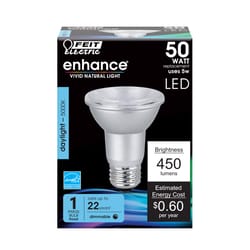 Feit Enhance PAR20 E26 (Medium) LED Bulb Daylight 50 Watt Equivalence 1 pk