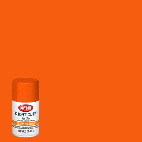 Krylon Glowz Orange Glow-in-the-Dark Spray Paint 6 oz.