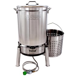 Bayou Classic 106000 BTU Stainless Steel Portable Outdoor Cooker Kit 62 qt