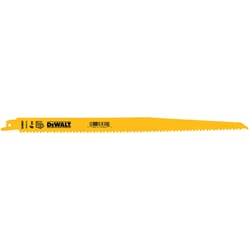 DeWalt 12 in. Bi-Metal Reciprocating Saw Blade 6 TPI 5 pk