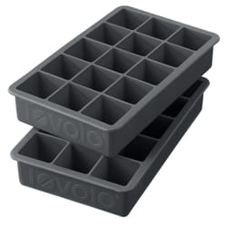 Tovolo Charcoal Silicone Ice Cube Trays