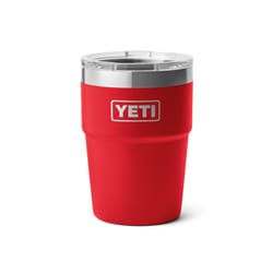 YETI Rambler 16 oz Rescue Red BPA Free Tumbler with MagSlider Lid