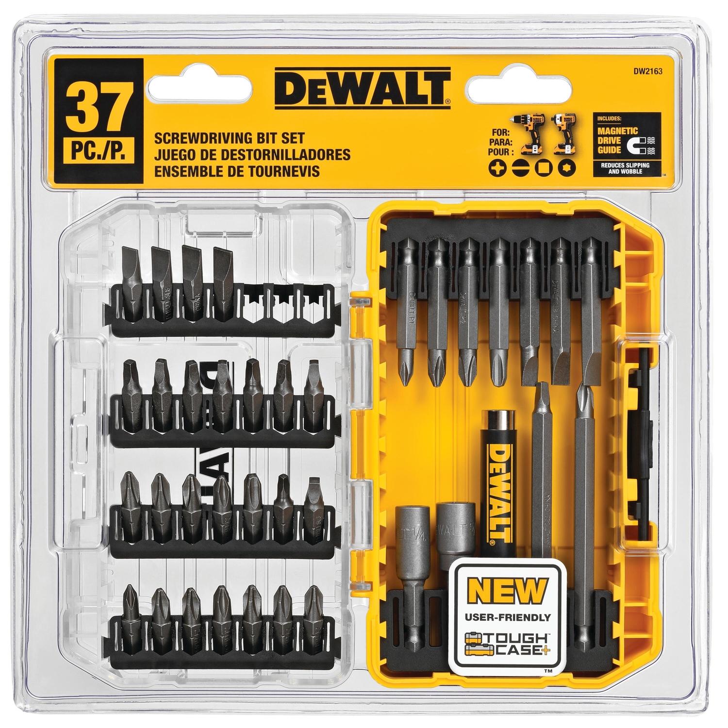 Photos - Drill Bit DeWALT Screwdriving Set 37 pc DW2163 