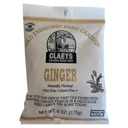 Claeys Old Fashioned Ginger Hard Candy 6 oz