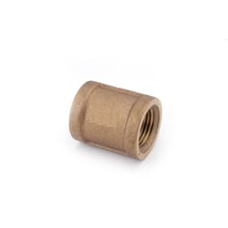 Anderson Metals 3/8 in. FPT in. X 3/8 in. D FPT Red Brass Coupling