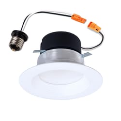 Halo White 3.8 in. W Plastic LED Dimmable Recessed Downlight 60 W