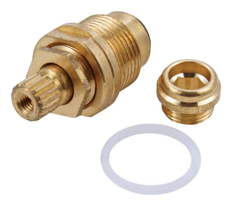 Central Brass Brass Hex Packing Nut for Stem Assembly-6/pk