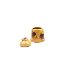 Fox Run Coffee & Tea Gold Ceramic Beehive Honey Pot 1 pk