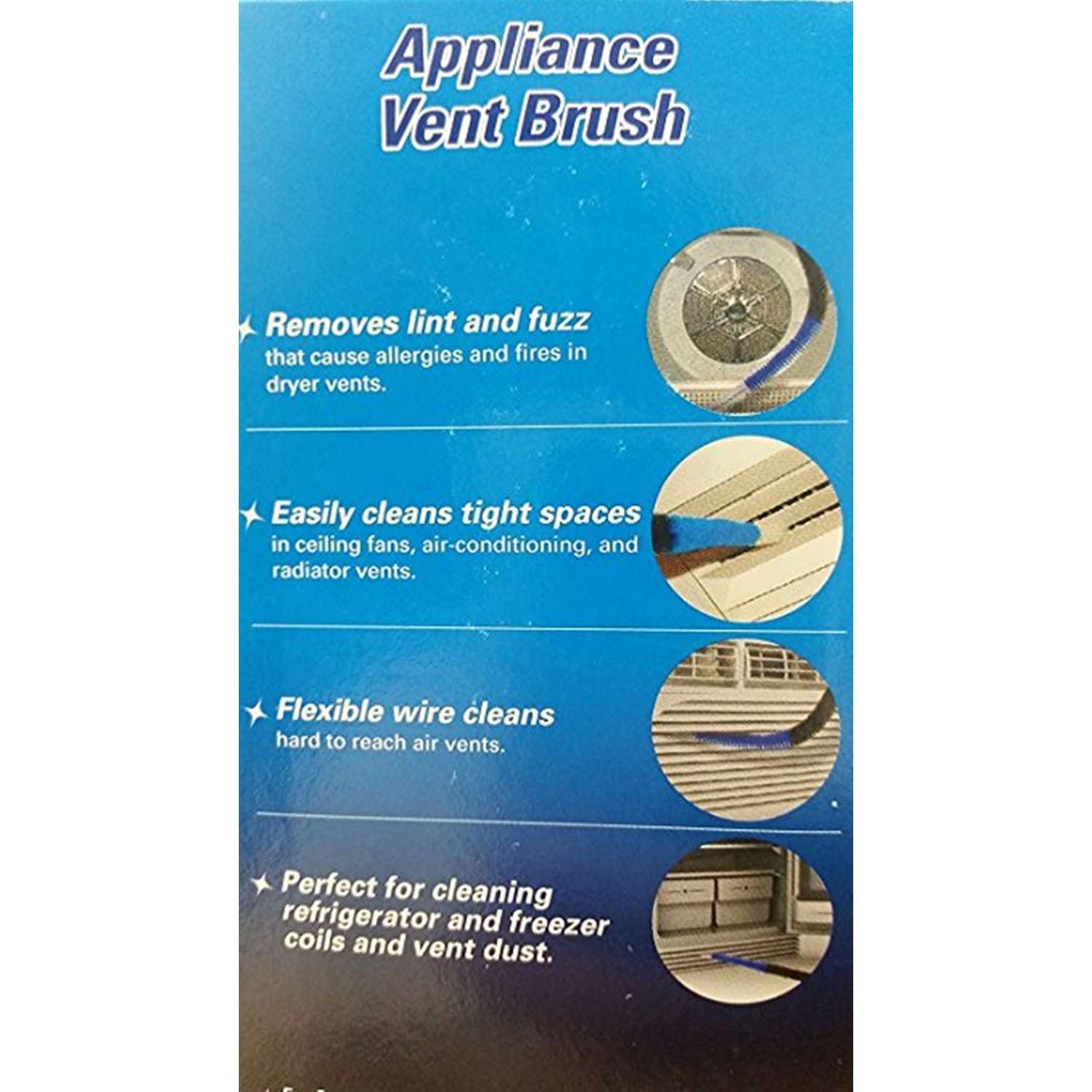 Brush Cleaning Cleaner Dryer Coil Car Radiator Lint Vent