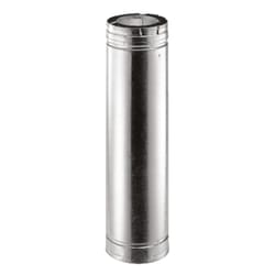 DuraVent DirectVent 4 in. D X 36 in. L Galvanized Steel Exhaust Vent Pipe