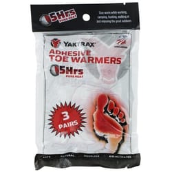 Yaktrax Adhesive Toe Warmer 3 pk