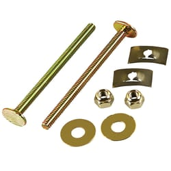 Danco Toilet Bolts Set Gold Steel For Universal