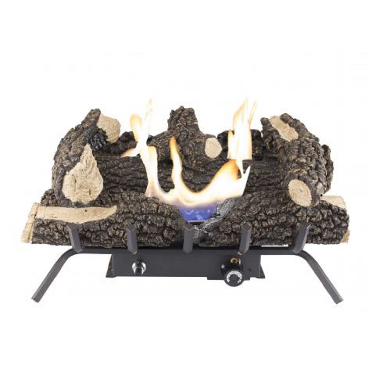 Pleasant Hearth Wildwood Fireplace Log Set 33 Lb Ace Hardware