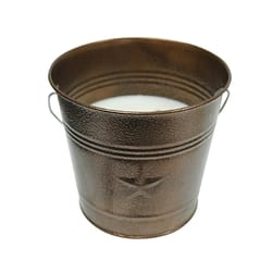 TIKI Bronze Citronella Scent Rustic Star Candle 17 oz