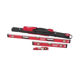 Milwaukee Redstick Aluminum Box Level Set