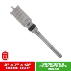 Diablo 2 in. Carbide Tipped SDS-MAX 12 in. L Core Bit