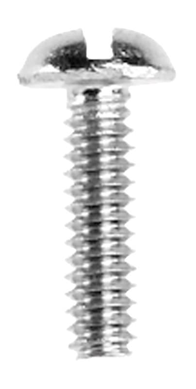 Brass Machine Screw, Slotted Round Head, 6-32 - Reliable Fasteners