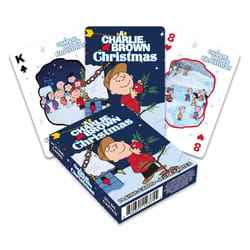 NMR Aquarius Christmas Charlie Brown Playing Cards Multicolored 54 pc