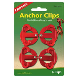 Coghlan's Red Anchor Clips 4 pc