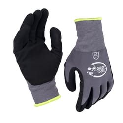 Dead On Men's Indoor/Outdoor Work Gloves Black/Gray XL 1 pair