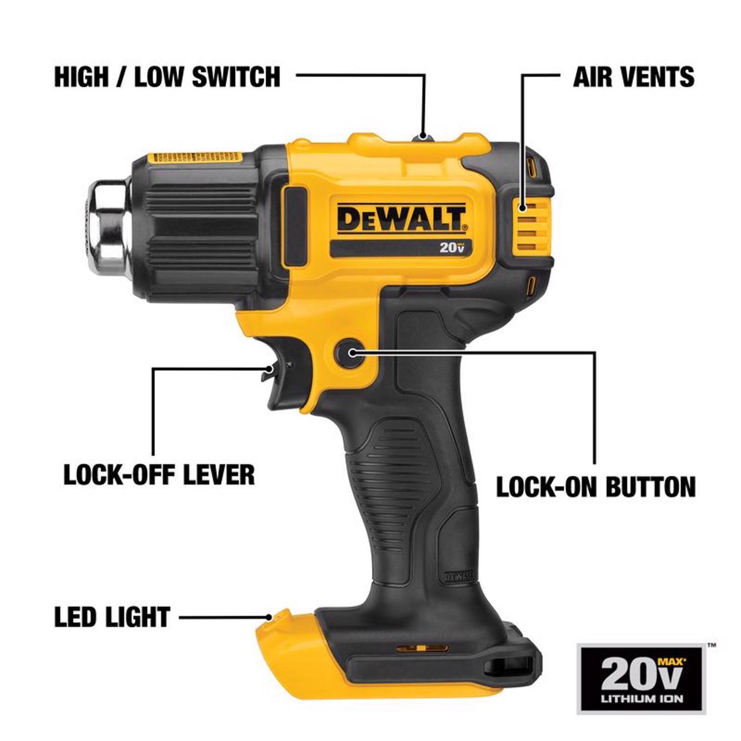 DeWalt 20V MAX 20 V Cordless Heat Gun Accessory Kit Mfr DCE530B Ace Hardware