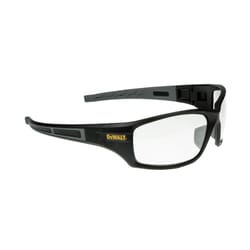 DeWalt Auger Safety Glasses Silver Mirror Lens Black Frame 1 pc