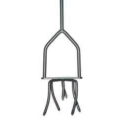 Yard Butler 6 Tine Steel Hand Tiller 24 in. Steel Handle