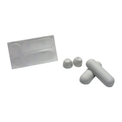 Ace Toilet Seat Bumpers White Plastic