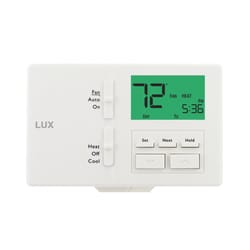 LUX Heating and Cooling Touch Screen Thermostat
