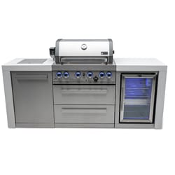 Mont Alpi MAI400-DFC 6 Burner Natural Gas/Propane Grill Silver