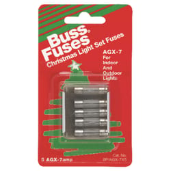 Bussmann 7 amps Fast Acting Fuse 5 pk