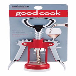 Good Cook Red Steel Wing Corkscrew