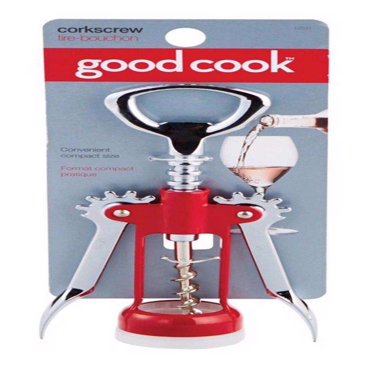 Good Cook Red Steel Wing Corkscrew Ace Hardware