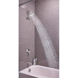 Moen Lindor 1-Handle Brushed Nickel Tub and Shower Faucet