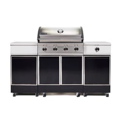 TYTUS 4 Burner Liquid Propane Grill Gray