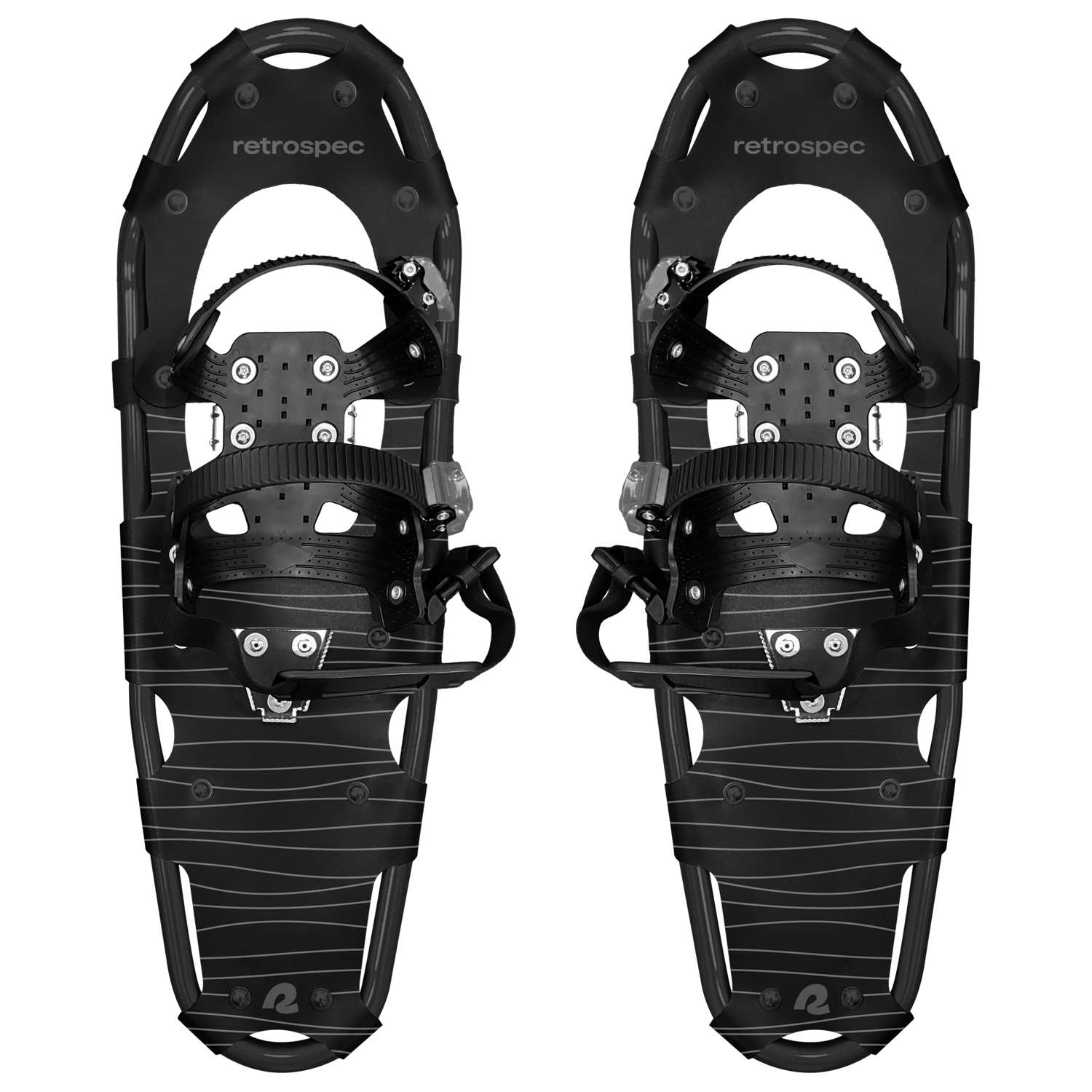 Retrospec 21 in. Unisex Drifter Snowshoe Black Ice Ace Hardware