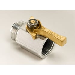 Dramm 1/2 in. Aluminum Threaded Single Shut-Off Valve