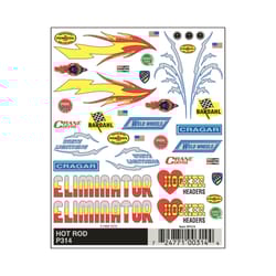 PineCar Dry Transfer Decal Multicolored