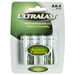 Dantona Ultralast Ni-Cad AA 1.2 V 0.6 mAh Solar Rechargeable Battery 4 pk
