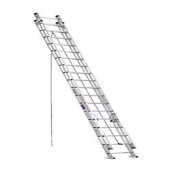 Werner 36 ft. H Aluminum Extension Ladder Type IA 300 lb. capacity